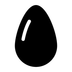 Egg vector icon.