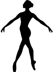 silhouette of a ballerina  © Bangkit