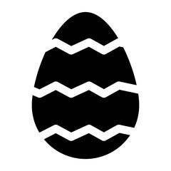 Egg vector icon.