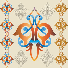 ornament, flowers, Ukraine, ethno, vintage