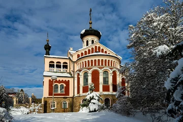 Foto op Canvas Russisch-orthodoxe Kirche in Marienbad © Eberhard