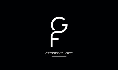 FG, GF, F, G abstract letters logo monogram