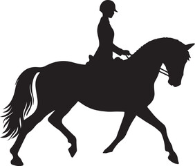 Man Riding Horse Silhouettes Man Riding Horse EPS Vector Man Riding Horse Clipart