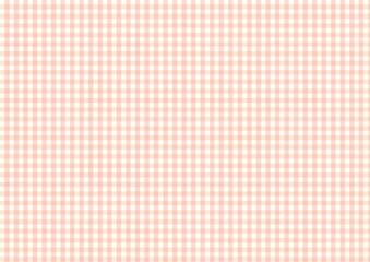 春色ピンクのギンガムチェック