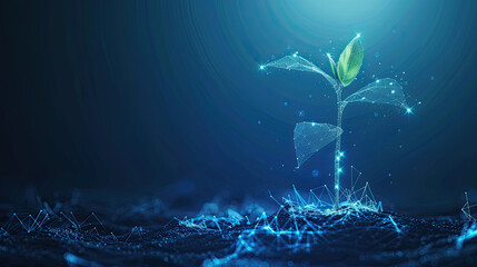 BioFusion Growth: The Nexus of Plant Biotechnology - obrazy, fototapety, plakaty