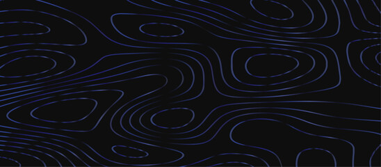 Abstract outline topographic contour map background. Dark texture background for your perfect interior.  Old paper texture design .geographical map Imitation.