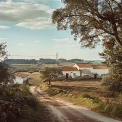 Wide Angle Portuguese Countryside