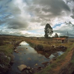 Wide Angle Portuguese Countryside
