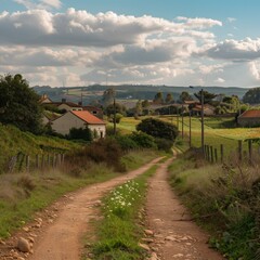 Wide Angle Portuguese Countryside