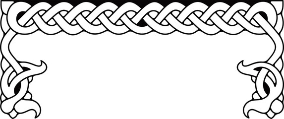 Ethnic ornamental vintage border