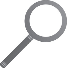 Search magnifying glass flat icon for apps and websites