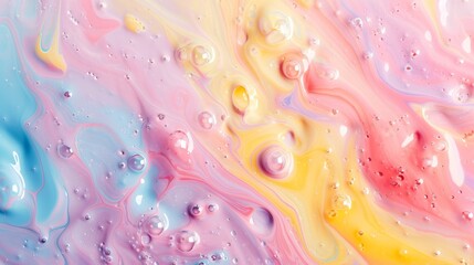 Abstract art with pastel colors bubbles. Background of websites. Banner and copy space.