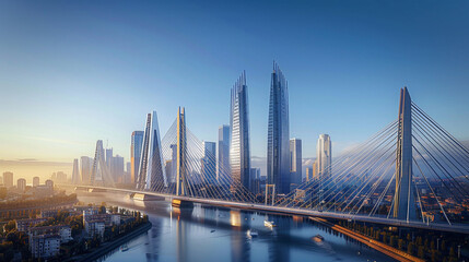 Obraz premium Iconic Structures of Modernity