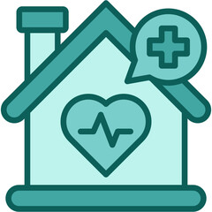 Obraz premium Home Health Care Icon