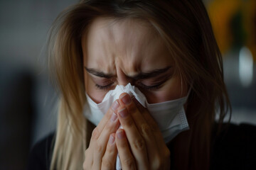 a person sneezing, allergy, allergens (1)
