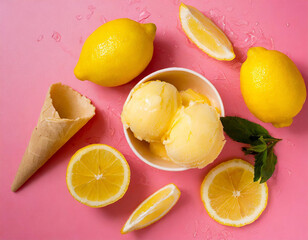 Glace au citron
