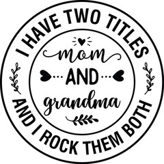 mother's day svg design