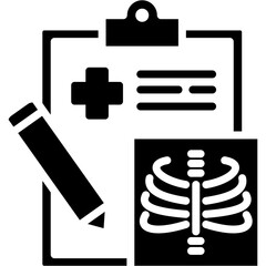 Fototapeta premium Radiology Department Icon