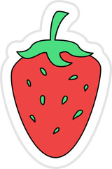 Strawberry Sticker