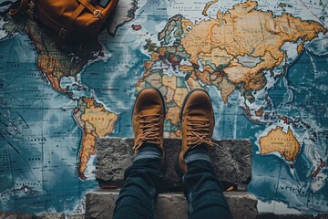 Ready to Explore: Wanderlust and the World Map