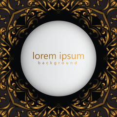 Ornamental Golden Background.e