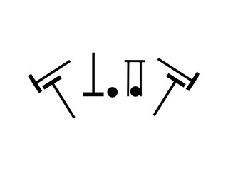 Croquet mallet silhouette. Croquet mallet vector design and illustration. Good use for symbols, logos, icons, mascots, signs, or any design you want.