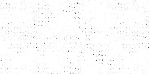 Black grainy texture isolated on white background. Dust overlay. Dark noise granules. Vector design elements. Chaotic black bokeh on a white background, dark spots texture, abstraction, falling snow, 