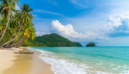 beautiful tropical beach island of koh kood thailand