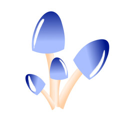 Illustrator mushroom, mushroom vector, mushroom element, mushroom watercolor