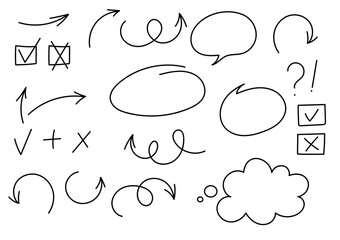 Autograph fictitious handwritten fake signature. Vector signature on a white background. Autograph set. Business autographs isolated on white background.