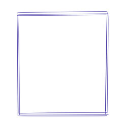 Obraz premium blue frame