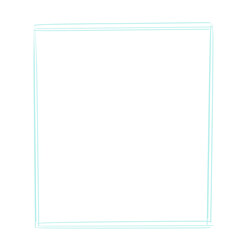 Obraz premium blue frame