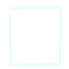 Obraz premium green frame isolated