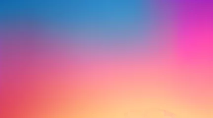 Foto op Canvas A mesmerizing combination of blue and pink hues forming a gradient texture background, with a contrasting white base. Ideal for designing banners and posters. © Tanvir