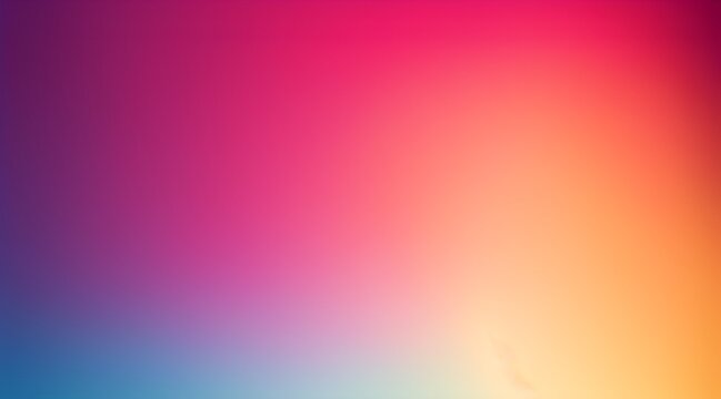 Colorful blurred background in purple, orange, and yellow hues. Latest gradient texture for banner poster design.