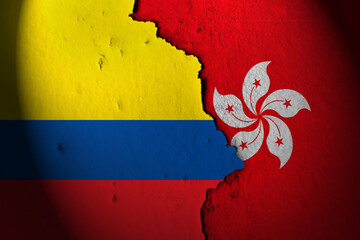 Relations between colombia and hong kong