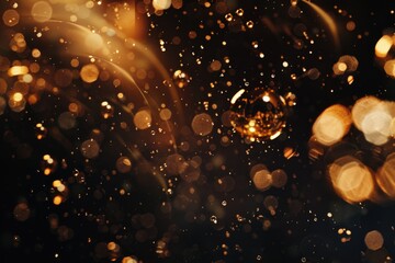 A close up view of a bunch of lights. Perfect for illustrating creativity and ideas