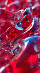 Fondo conceptual 3d abstracto y futurista. Formato para móvil.