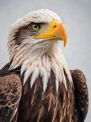 Obraz premium Portrait of a Bald Eagle (Haliaeetus leucocephalus)