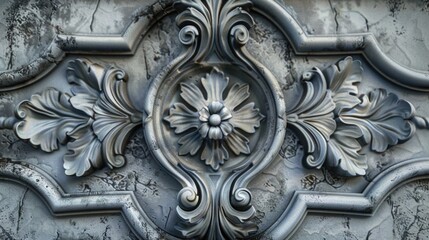 Detailed view of ornate architectural decoration. Ideal for urban design concepts
