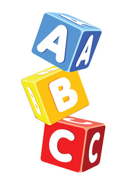childrens tumbling abc letter blocks