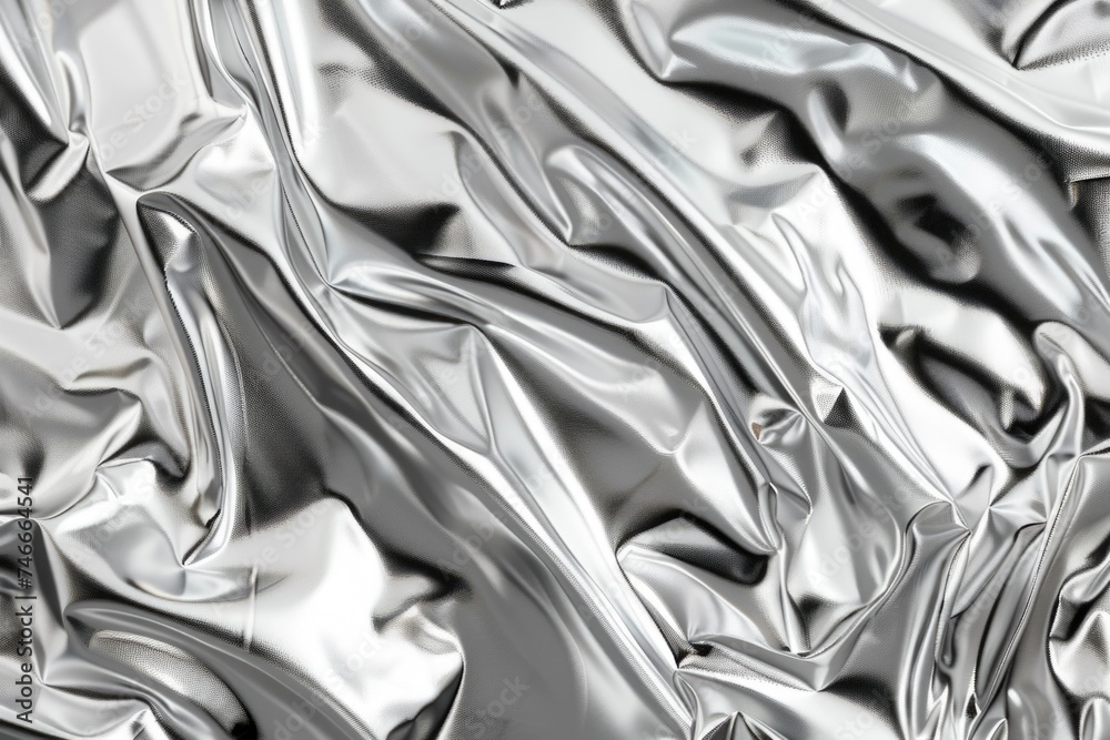 Poster a close-up view of a shiny surface, suitable for backgrounds or textures