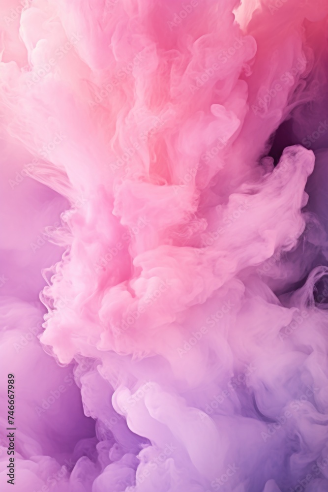Poster close up of a beautiful pink and purple cloud. suitable for various design projects
