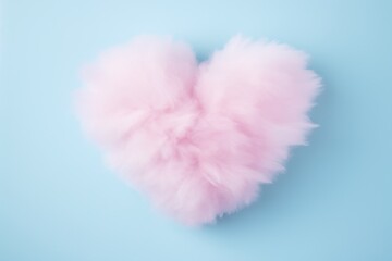Cute pink heart on a blue backdrop, perfect for Valentine's Day designs