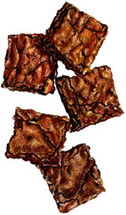 Colored Pencil Drawing Art Bakery and Desserts, Brownies