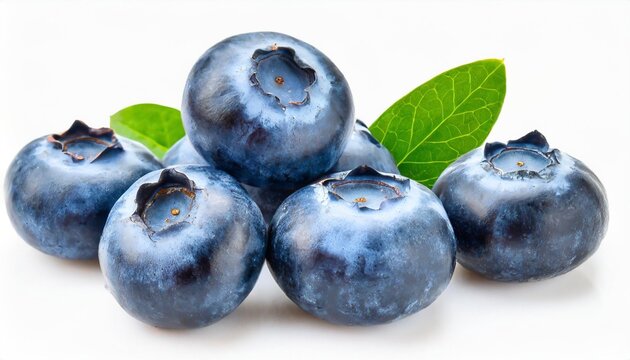 blueberry isolated blueberries top view blueberry flat lay on white background with clipping path