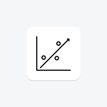 Scatter Plot icon, scatter plots, scatter graph, scatter graphs, scatter diagram line icon, editable vector icon, pixel perfect, illustrator ai file