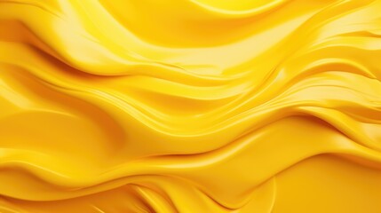 Obraz premium Detailed close up of a vibrant yellow liquid. Perfect for backgrounds or textures
