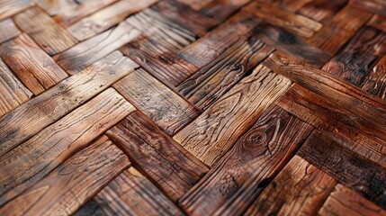 Close-Up View of Wooden Floor