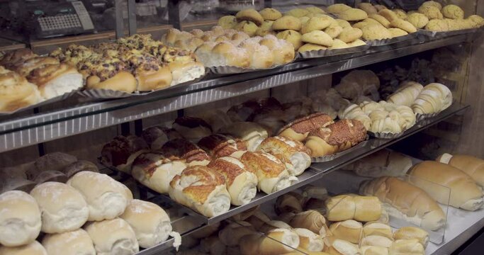bakery showcase bread